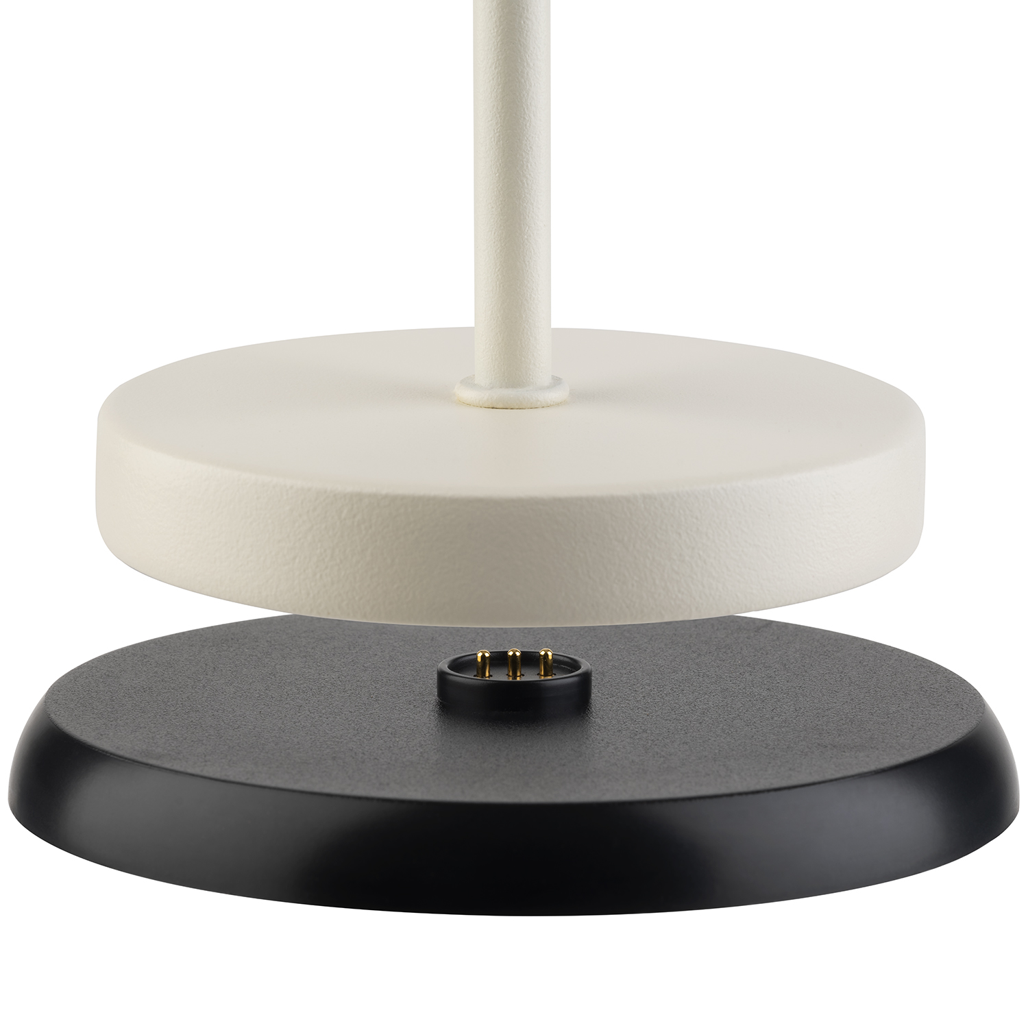 lampa stolní MERLE MINI, kov, bílá, pr. 9 cm, v. 25 cm