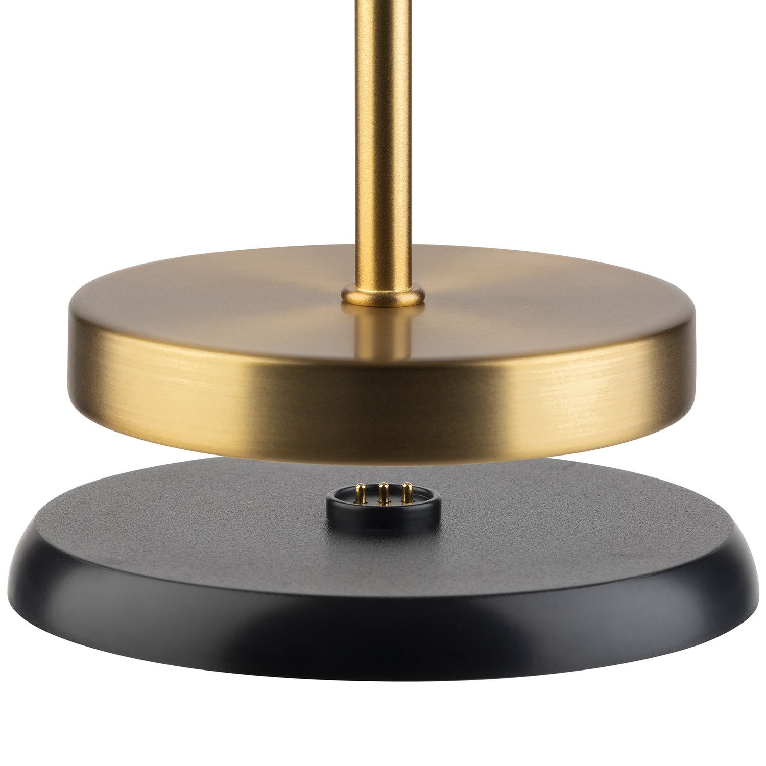 lampa stolní MERLE MINI, kov, zlatá, pr. 9 cm, v. 25 cm