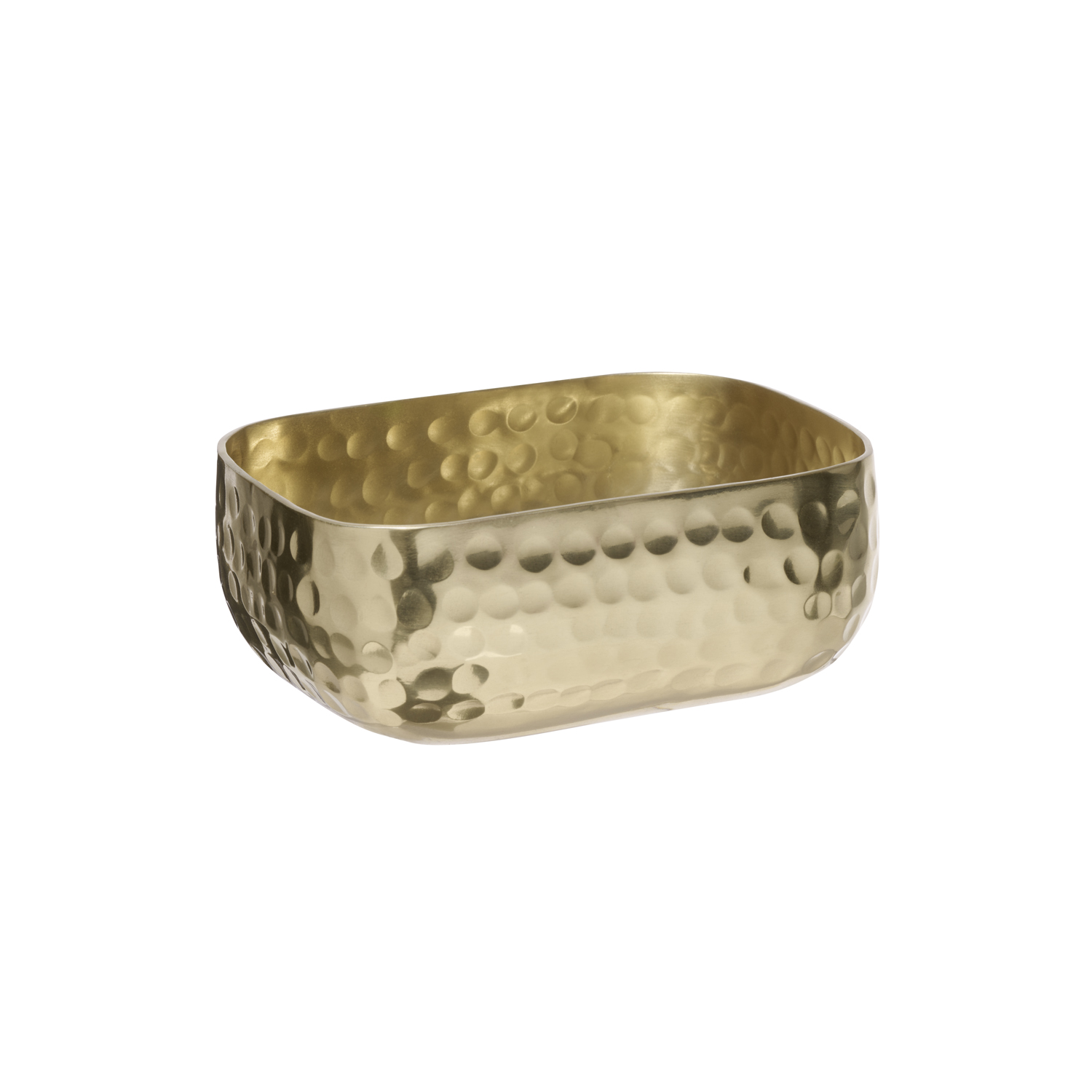 Bowl -CRAFT- 12 x 9,5 cm, h: 5 cm aluminium, gold look hammered surface