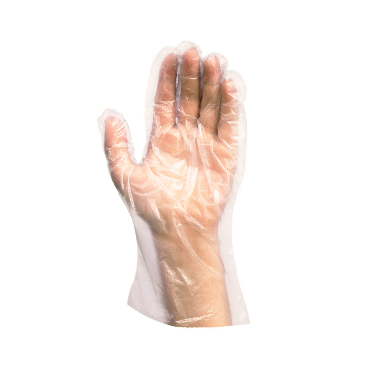 rukavice jednorázové 100 ks blok (HD-PE) HACCP