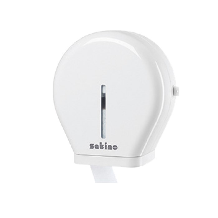 Zásobník na toaletní papír JUMBO, malý, bílý plast