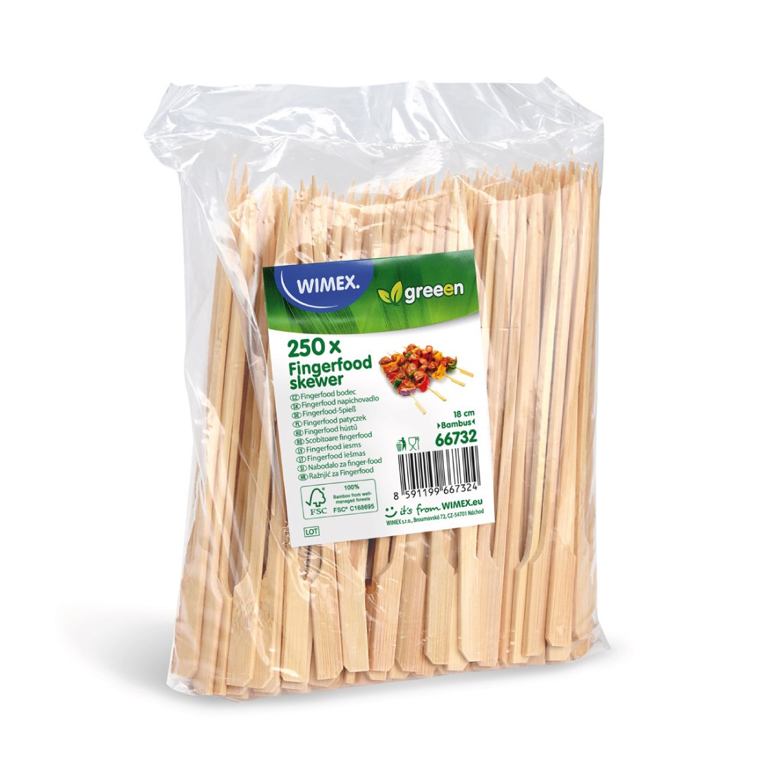 Bamboo fingerfood pick 18 cm 250 pcs