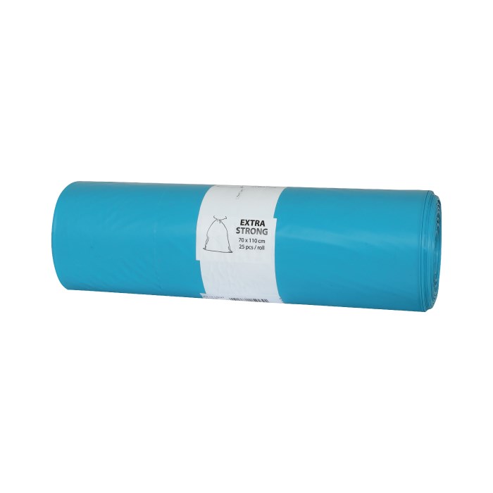 pytle na odpad 120 l modré 25 ks - extra silné / 70 x 110 cm / HDPE 45 my