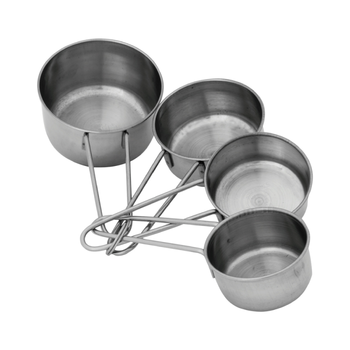 Measuring cup light w/ wire handle - 4 pc set