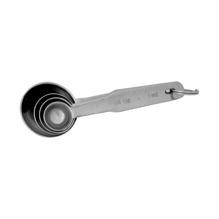 Measuring spoon heavy breakshire 1,2/2,5/5/15ml