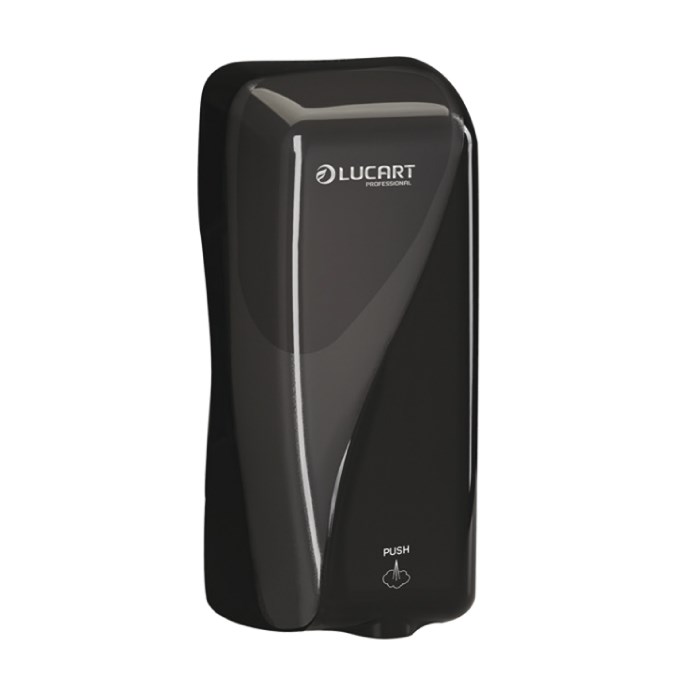 dispenser Lucart Identity foam soap black