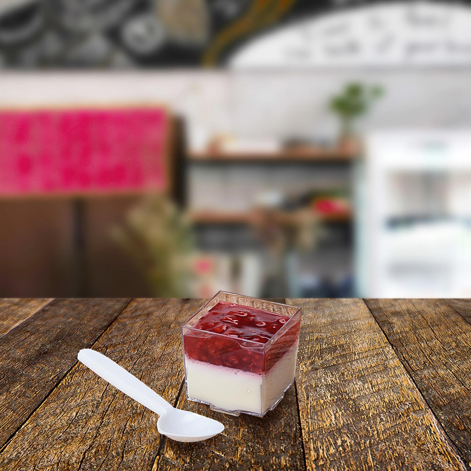 Fingerfood miska hranatá, čirá 65ml 20ks (PS)