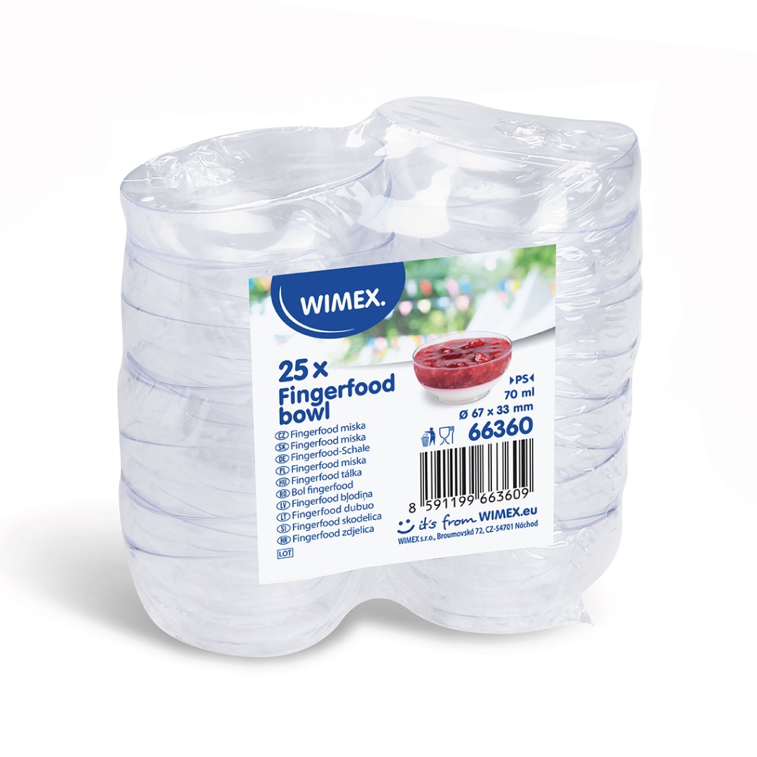 Kulatá miska Finger food