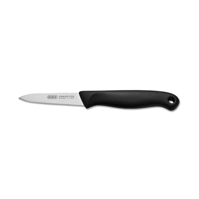 Nůž kuchyňský - 75 mm, černý