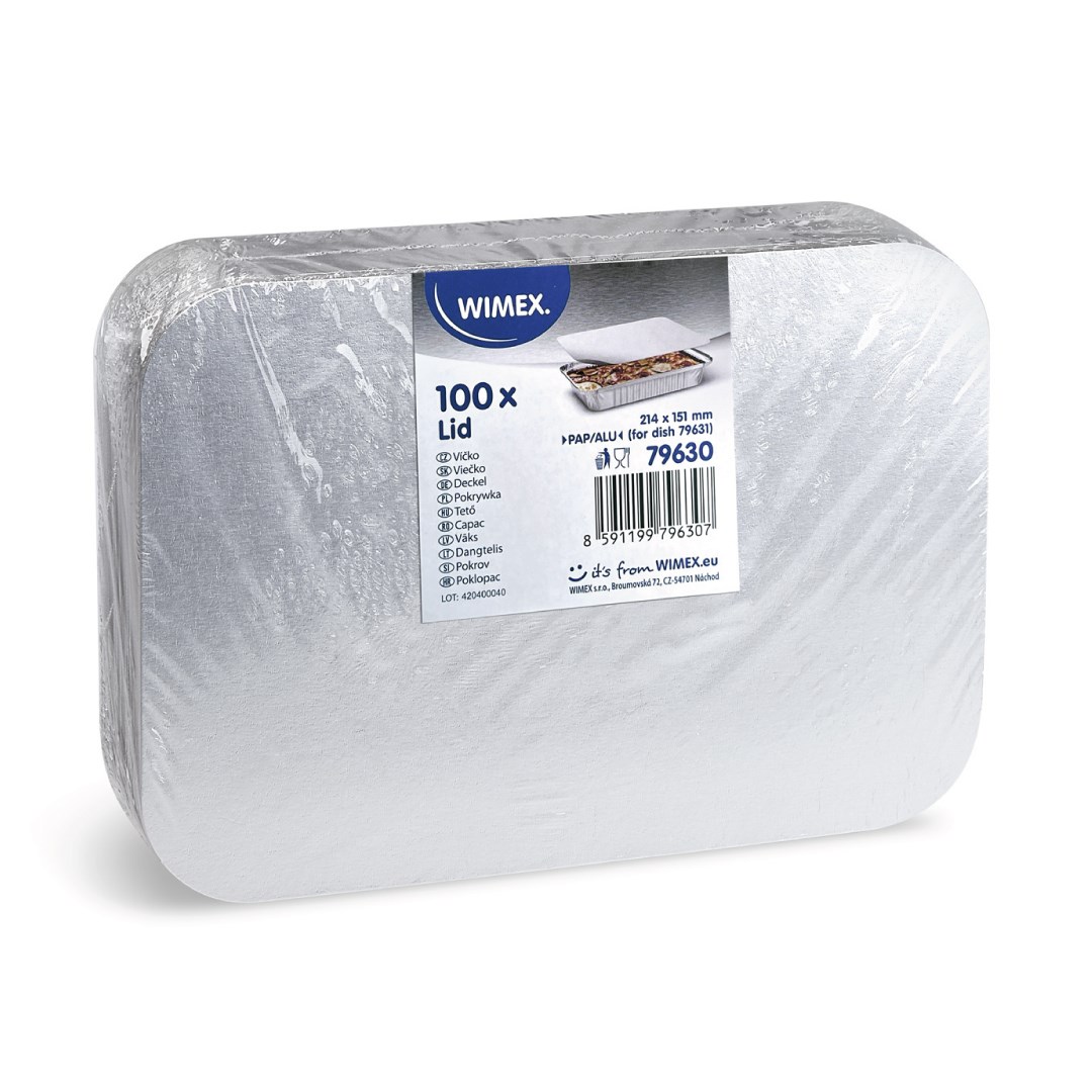 víčko pro misku 79631/ 152942, 100 ks (PAP/ALU)
