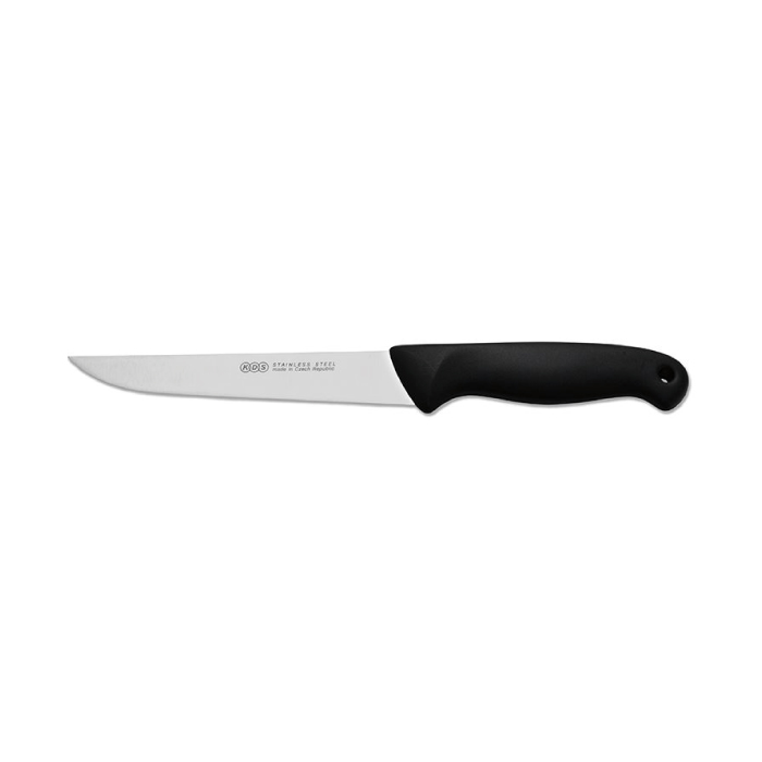 Nůž kuchyňský, hornošpičatý - 150 mm, černý