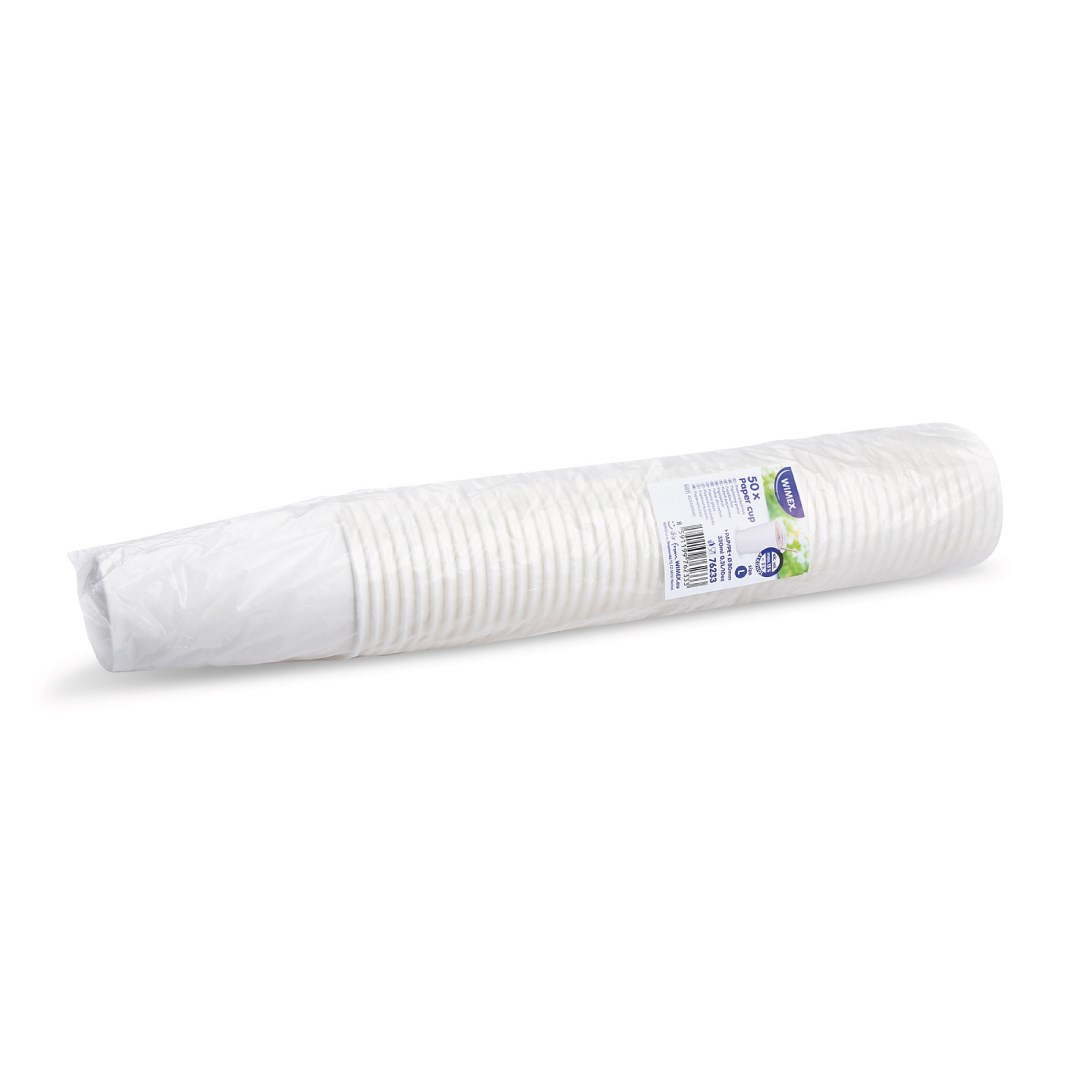 kelímek papírový bílý 330ml ML / 50ks (pr. 80mm)