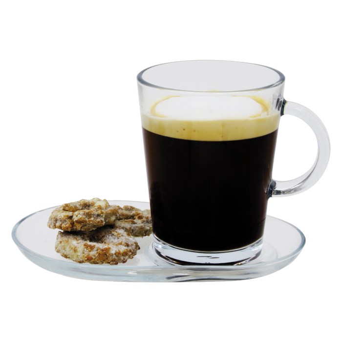 Tribeca cup  400ml + saucer 18,5x13cm