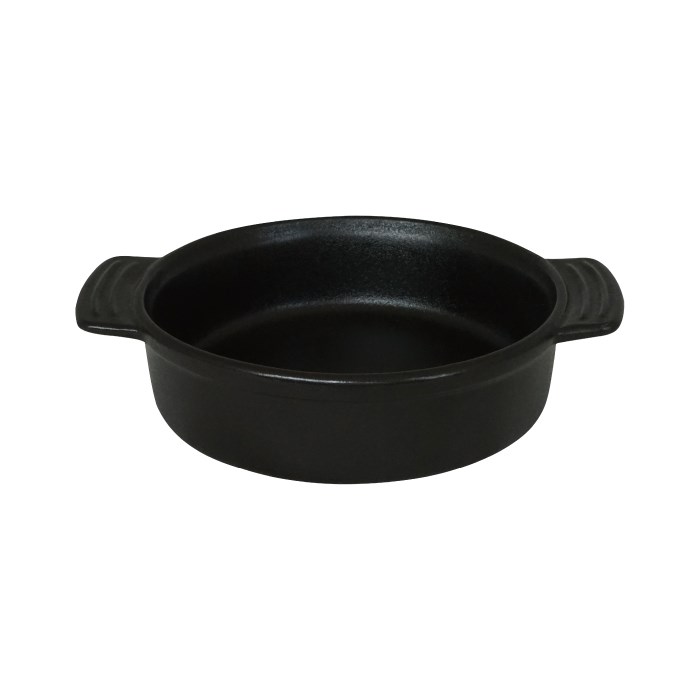 saucepan low 13,5cm , 360ml porcelain look cast iron