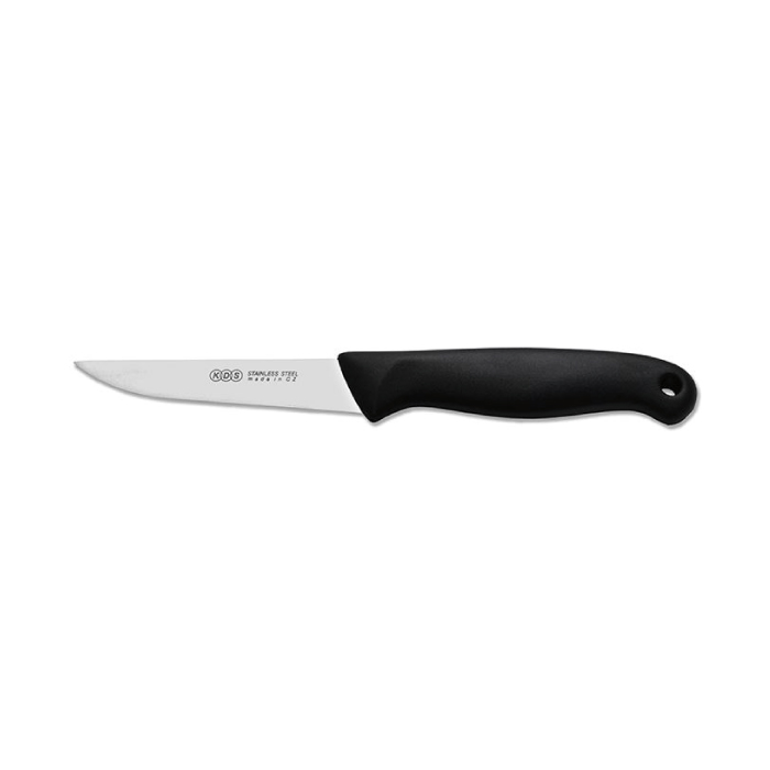 Nůž kuchyňský, hornošpičatý - 100 mm, černý