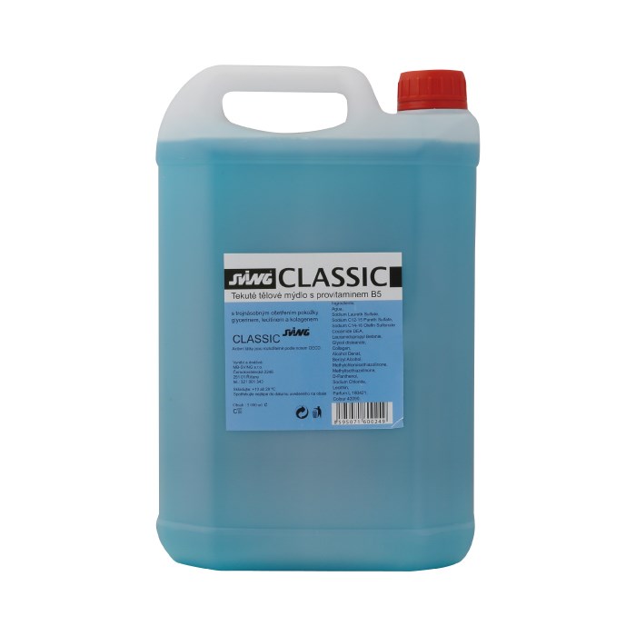Tekuté mýdlo CLASSIC, modré 5 l