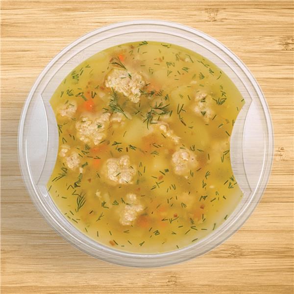 miska polévková zatavovací 350ml, pr.127mm, 50ks průhledná (PP)