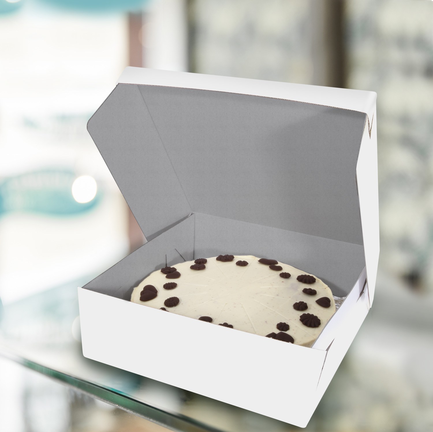 Cardboard cake box 25 x 25 x 1