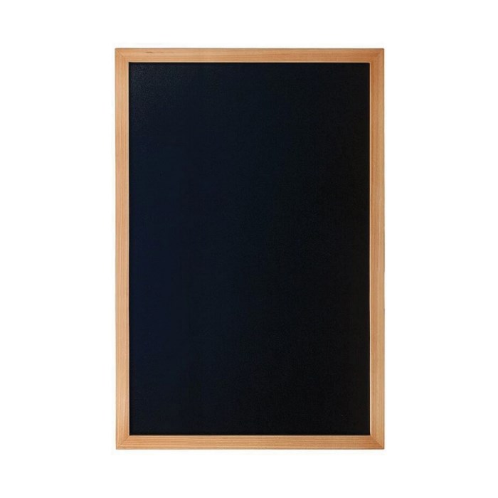 tabule popisovací nástěnná WOODY 60x80cm barva dub s popisovačem