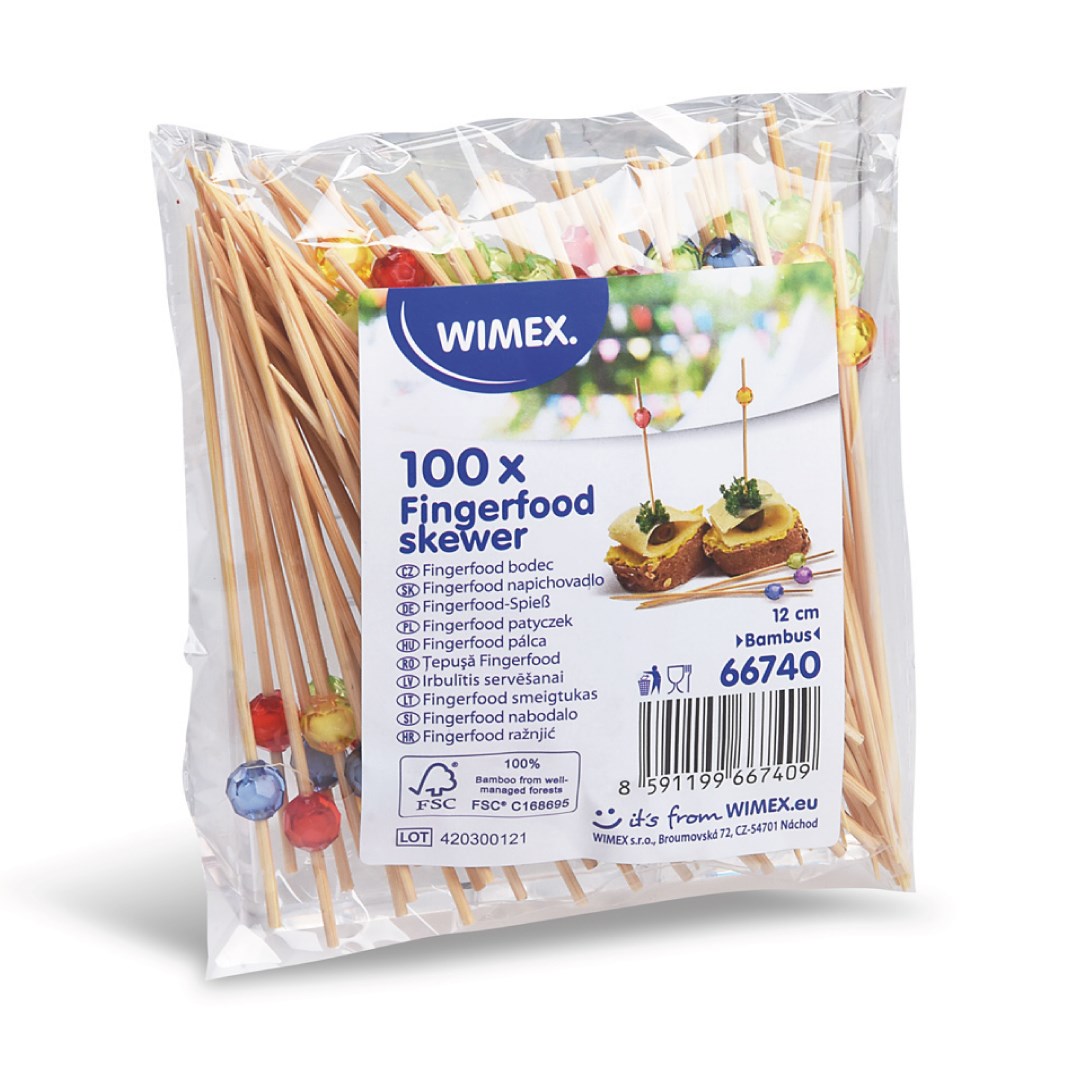 bodec PERLA 12 cm/100 ks bambusový