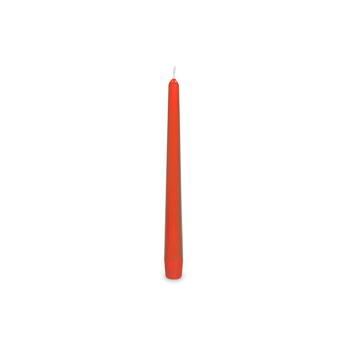 Taper candle 240 mm red