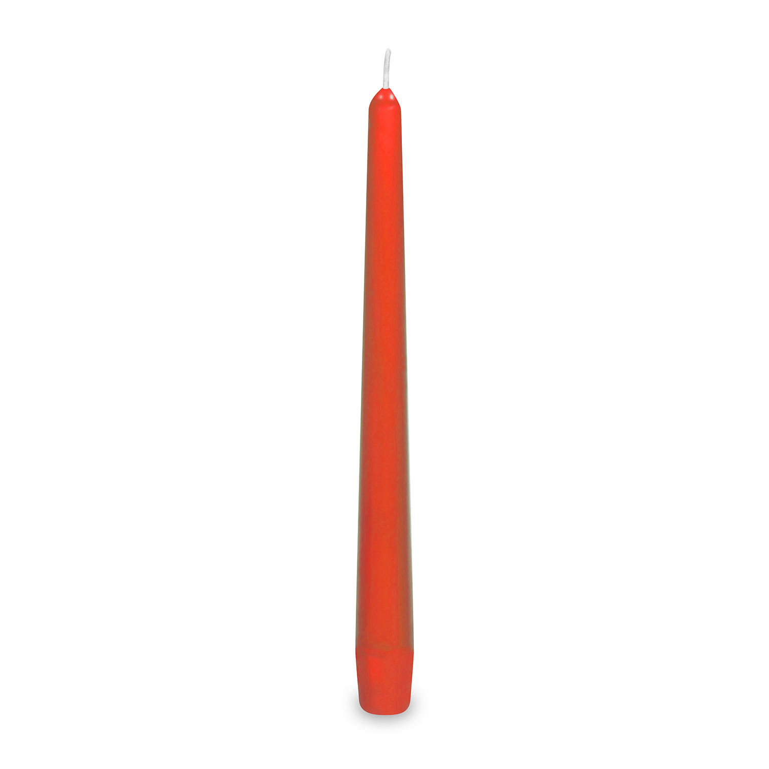 Svíčky 24 cm / 10 ks, červené, kónické