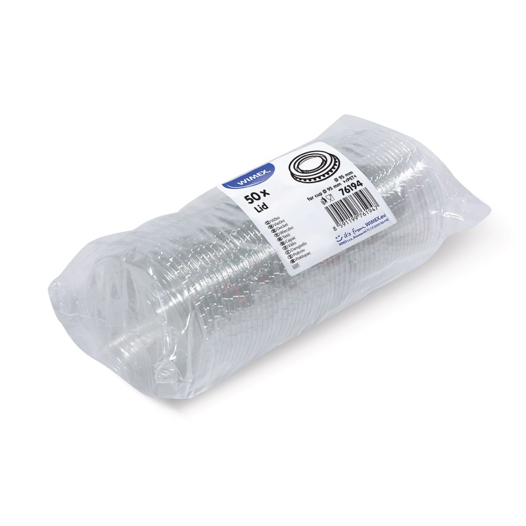 víčko ploché pro kelímky O 95 mm/50 ks