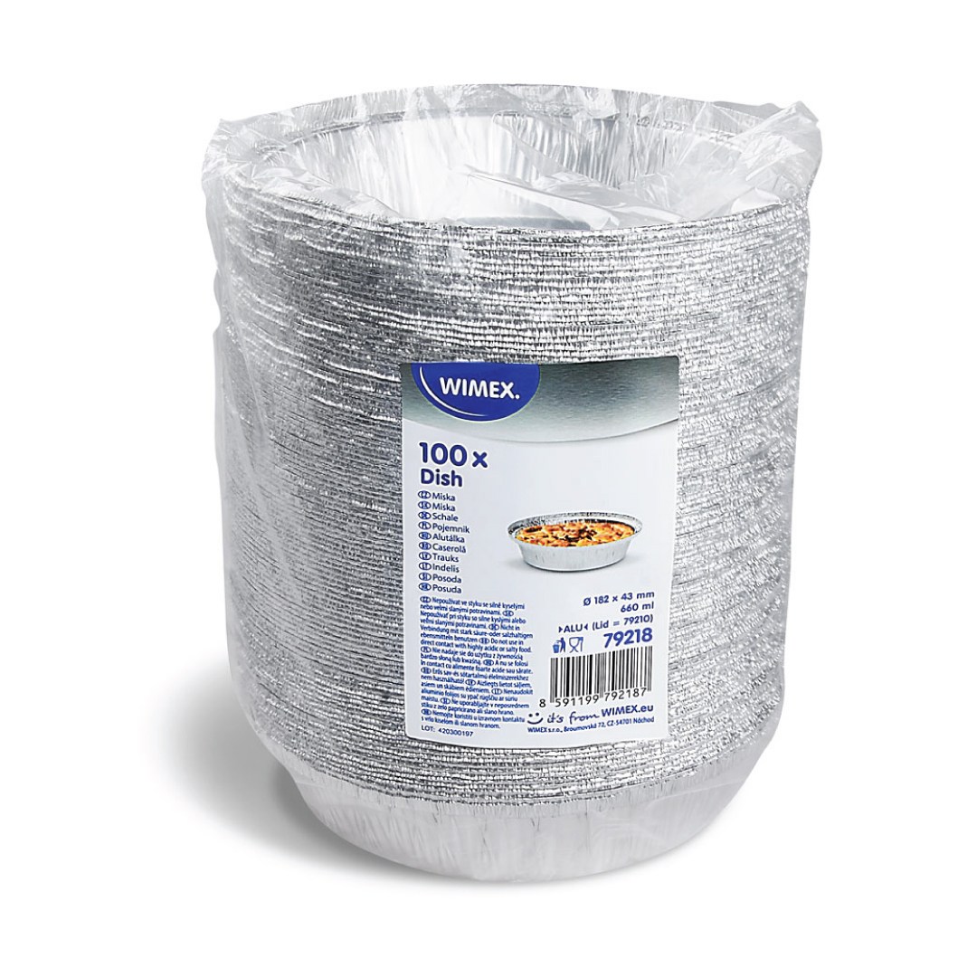 miska kulatá alu 770 ml 18,2 x 4,3 cm 100ks