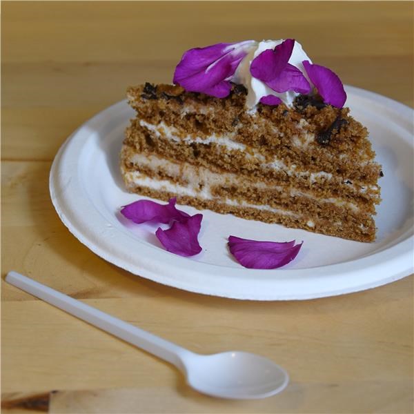 round plate BIO sugar cane Ø 17.5 cm 50 pcs