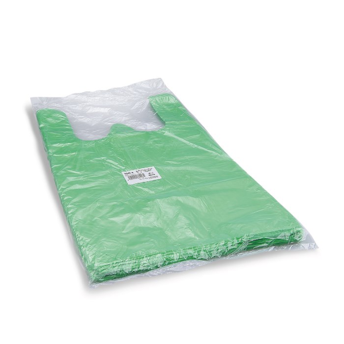 bags 10 kg 30+14x50cm/100 pcs green