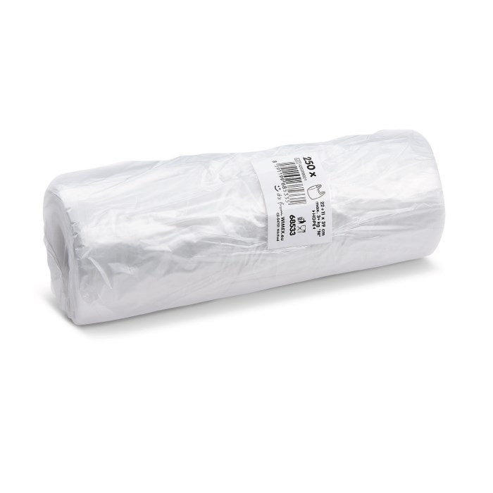 bag 3 kg 22+11x40 cm /250 pcs extra strong transparent