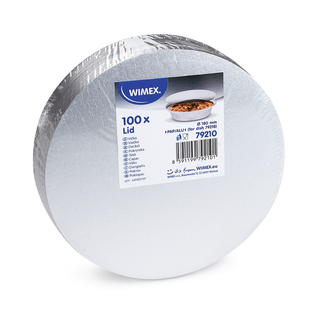 Víčko pro misku kulatou ALU č. 79218 (100 ks)