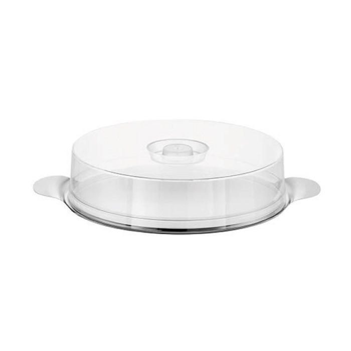 cake tray 30 cm with 2 lids