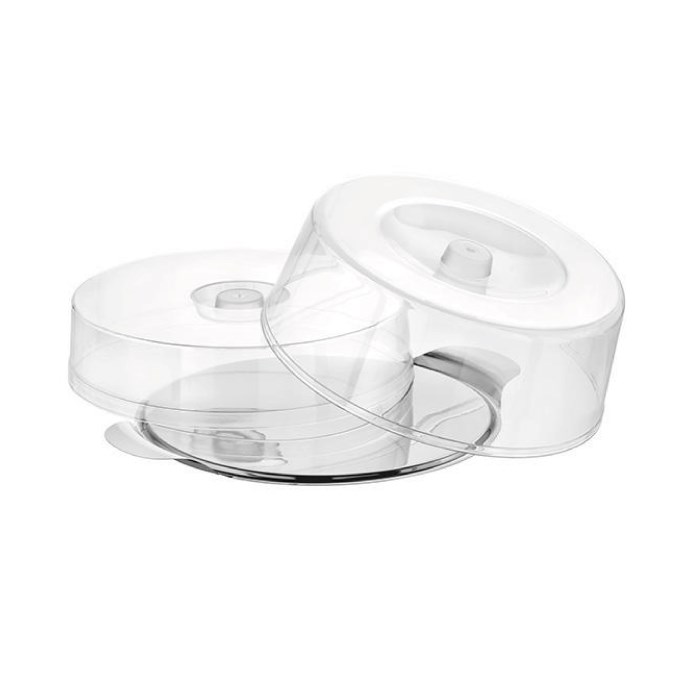 cake tray 30 cm with 2 lids