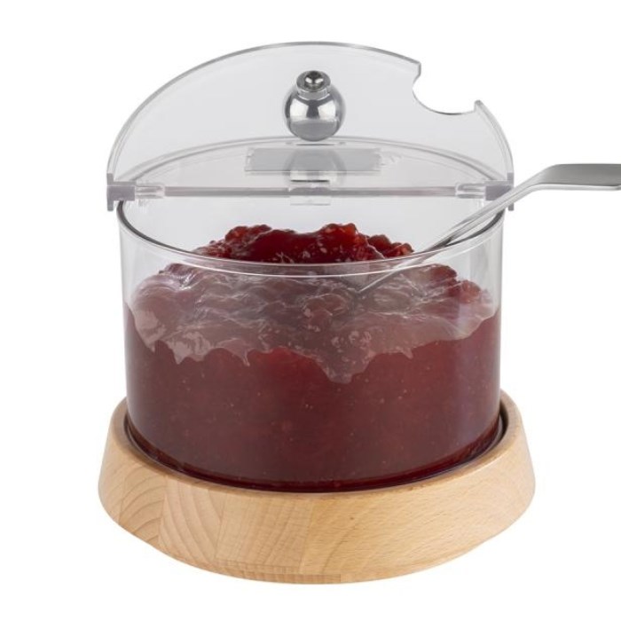 Cool bowl 'TOP FRESH'Mini Wood,4 pcs.: column with wood base,