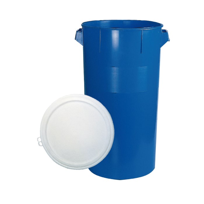 plastic waste-bin 50l with lid