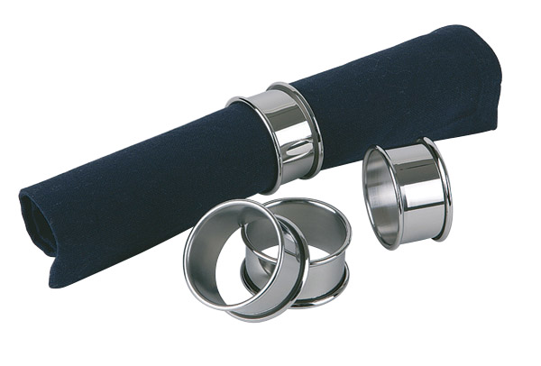Napkin Rings, 4 pcs.,O 4.7, height 2.5 cm