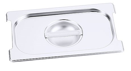 GN lid 1/4-notched for handles