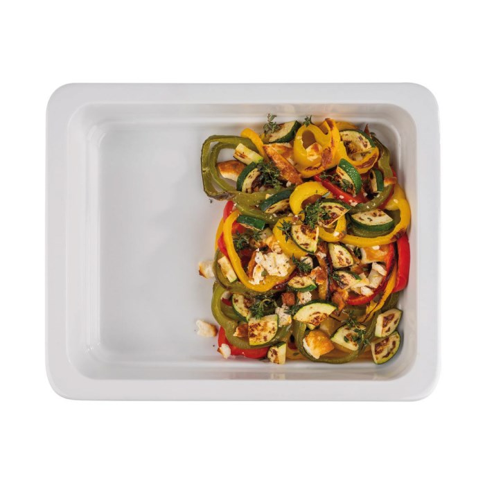 GN 1/2 porcelánová 32,5 x 26,5 x 6 cm