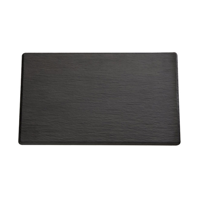 SLATE melamine tray GN 1/4, 26.5 x 16.2 cm, black