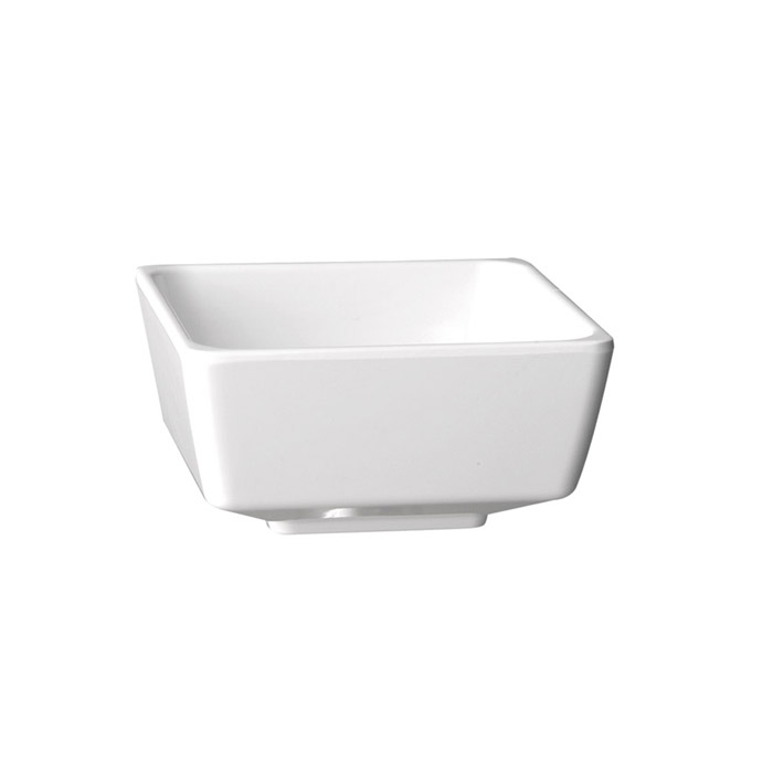 FLOAT melamine bowl 12.5 x 12.5 x 6 cm, white