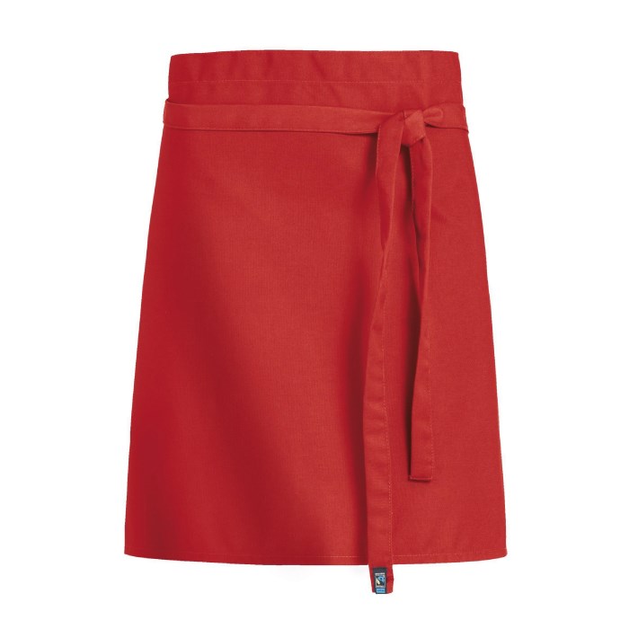Bistro apron 90x50 cm red