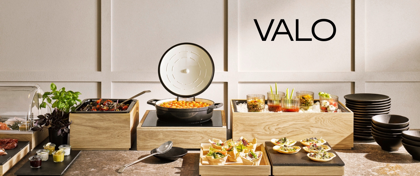 Promyšlený bufetový systém pro moderní servírování